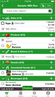 Shopping Pro iPhone Screenshot (list)